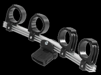 LNB-Halter Multiblock fr Triax mit Alu-Schiene