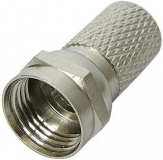 F-Stecker 7mm Innenma, 18mm Lnge (mit Dichtring)