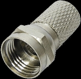 F-Stecker 8mm Innenma, 18mm Lnge