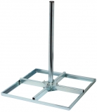 Balkonstnder fr 4 x 30cm Platten, demontiert verpackt mit Gummifen