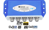 Vizyon DiSEqc-Schalter 4x1 HQ