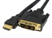 1,8m DVI auf HDMI Kabel